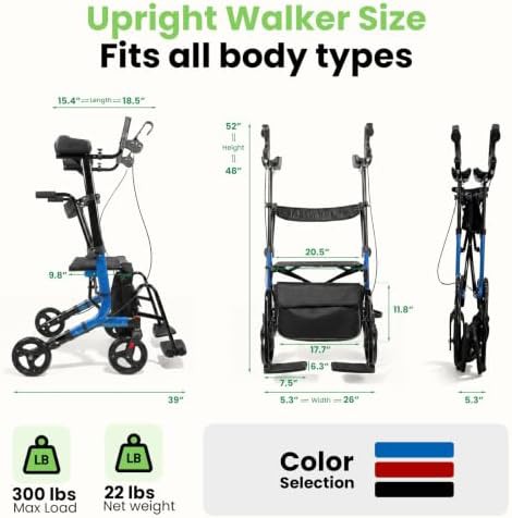Arshin blue all terrain upright walker — photo 3