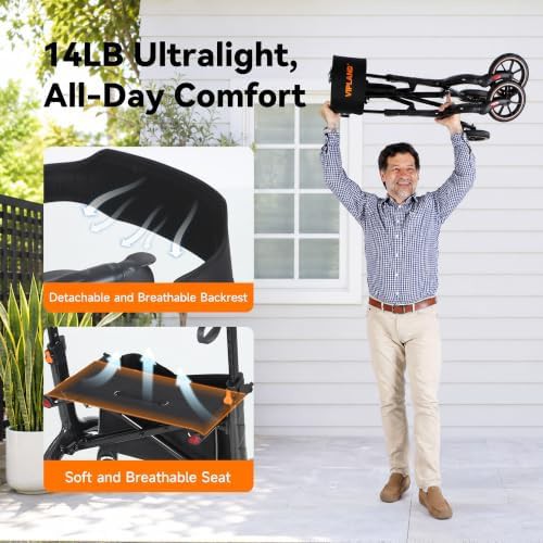 Lightweight carbon fiber mobility walker — photo 4