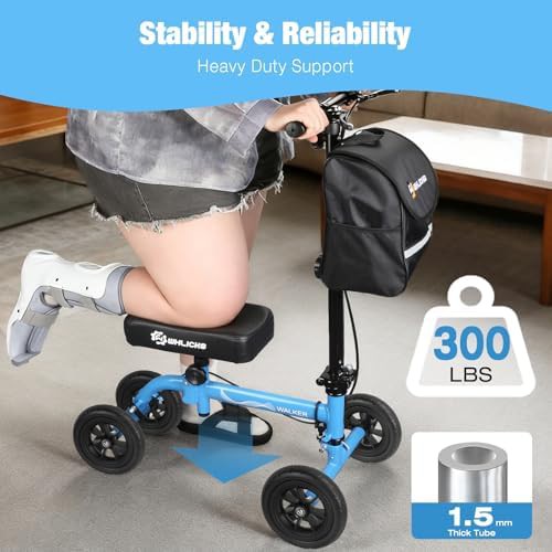 All terrain foldable knee scooter for injuries — photo 4