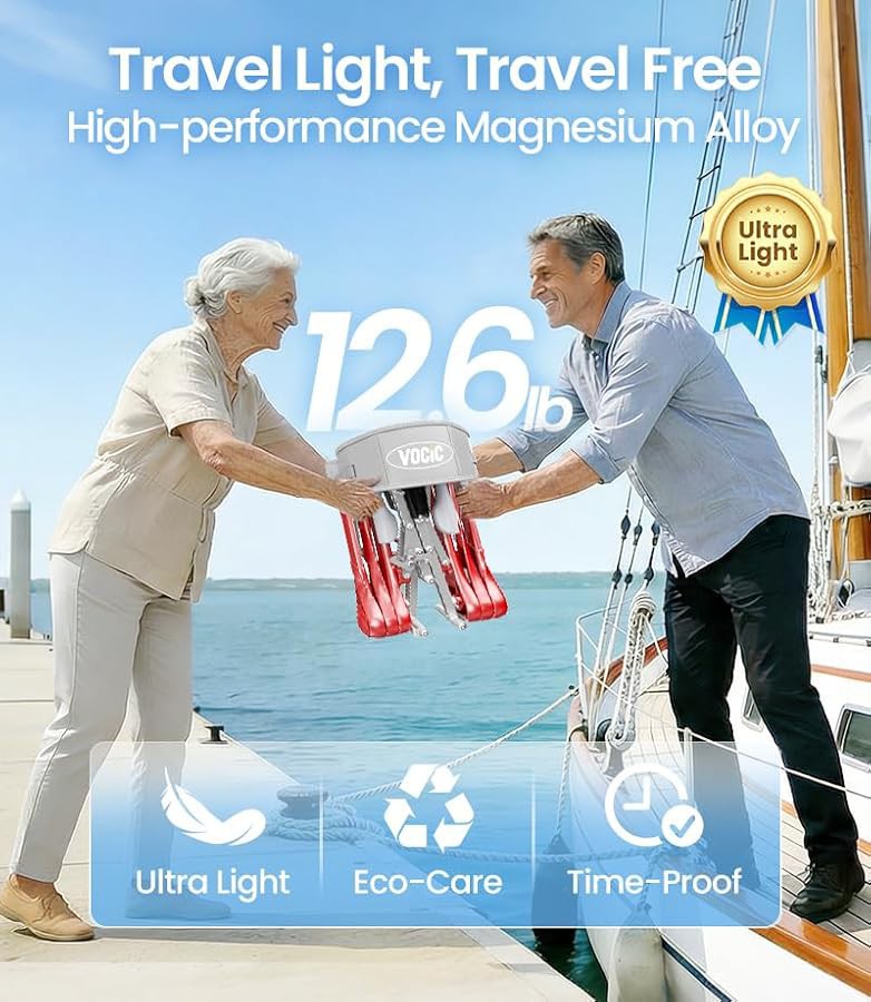 Travel folding rollator weighing twelve pounds — photo 4